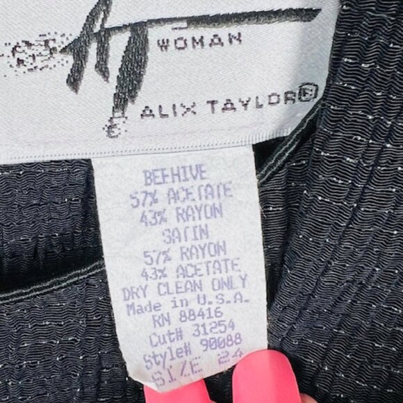 Alix Taylor Womens CottageCore 2 pc. Business Dress Suit Plus Size 24 Vintage - Picture 8 of 8